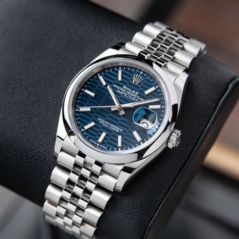 day date rolex blue face|rolex day date fluted bezel.